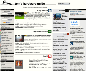 tomshardware.pl: Tom's Hardware Guide
Najlepsze internetowe źródło informacji o sprzęcie komputerowym