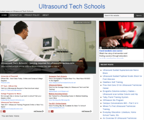 ultrasound-tech-schools.com: ULTRASOUND TECH SCHOOLS
Latest news on Ultrasound Tech Schools