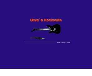 uwes-rockseite.de: Uwe`s Rockseite - The Last Temptation of Rock
Informationen über Hardrock, Heavy Metal, Metallica, Mandrake, Newcomer, Denner, Lautsprecher, HIFI, Internet, Webpublishing, Hard- und Software