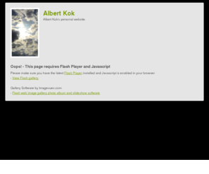 albertkok.com: Albert Kok
Albert Kok's personal website.