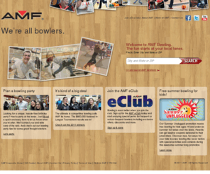 amfcenters.com: AMF Bowling - Access Bowling Centers, Leagues, Tips and Parties
300 locations in the United States.  Center locator, leagues, clubs and contact details.