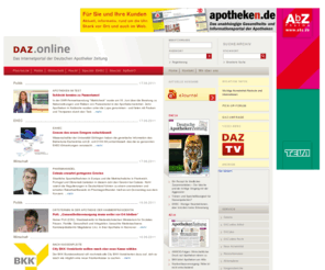 Deutsche-apotheker-zeitung.de: DAZ.online: Das Internetportal Der ...