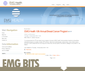 emghealth.org: Welcome to EMG Health Communications
EMG Health Communications