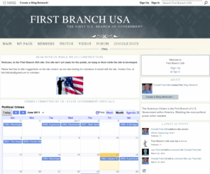 firstbranchusa.org: First Branch USA - The First U.S. Branch of Government
The American Citizen is the First Branch of U.S. Government within America. Wielding the most political power when needed.