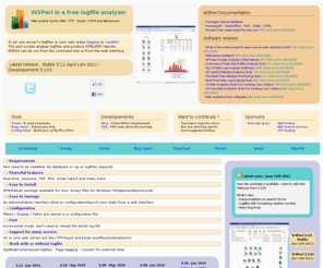 w3perl.com: W3Perl is a free logfile analyzer - web analytics
W3Perl is a free logfile analyzer for web, ftp ,squid and mail server