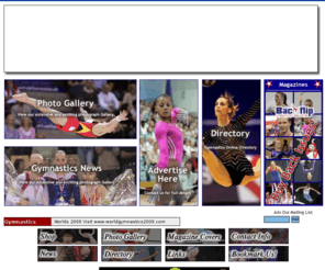 backflipmag.com: Backflip Gymnastics Magazine - Regularly updated gym news, views and information
Worldwide Gymnastics Magazine, providing information on all aspects of the sport.  This web site includes news, photo galleries, contact details and an online subscription service.