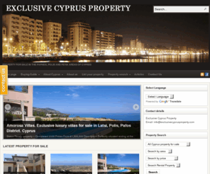 exclusivecyprusproperty.com: Property for sale in Paphos Cyprus | Property for sale in the Paphos, Polis and Peyia areas of Cyprus
Property for sale in Paphos Cyprus : Property for sale in the Paphos, Polis and Peyia areas of Cyprus