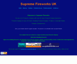 firework.uk.com: Supreme Fireworks Berkshire Firework Displays for any UK Event, Wedding fireworks, Corporate firework displays, Party fireworks, Fantastic Entertainment
Firework displays and wedding fireworks for any event in the UK 