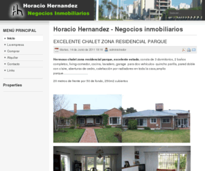hhnecochea.com.ar: Horacio Hernandez - Negocios inmobiliarios
alquiler necochea