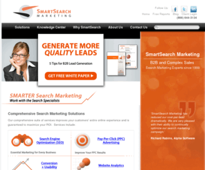 patriciahursh.com: Search Engine Marketing Firm: B2B & Complex Sales
Increase Web traffic, leads and sales with SmartSearch Marketing. Delivering business Results via search marketing solutions since 1999. Contact Today