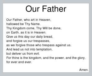 prayer.su: The Lord's Prayer : Our Father
The Lord's Prayer : Our Father