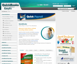 quickbooks.co.za: Accounting Software, Payroll Software and Small Business | QuickBooks
QuickBooks Accounting and Payroll Software will solve all your Small Business accounting software needs. Tax, invoicing and payroll software for any size business. 