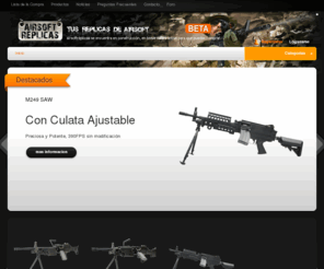 airsoftreplicas.es: airsoft, tienda online de réplicas de airsoft, fusiles, pistolas, accesorios y mucho más
todo sobre airsoft, réplicas, accesorios, foro de airsoft, últimas noticias y novedades