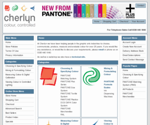 cherlyncolor.com: Cherlyn - colour, controlled webshop
Cherlyn colour webshop for PANTONE Books, Formula Scales, Densitometers, Spectros and digital calibration tools