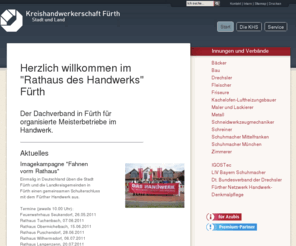 handwerk-fuerth.de: Startseite - Kreishandwerkerschaft Fürth
Die Kreishandwerkerschaft Fürth - Interessenvertreter des Handwerks in Fürth Stadt und Land.