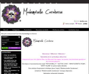 mademoisellecarabosse.com: Mademoiselle Carabosse
Boutique propulsée par PrestaShop