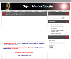 oguzmucurluoglu.com: Oğuz Mucurluoğlu - Şair ve Yazar | Oğuz Mucurluoğlu - Şair ve Yazar | Ağzındaki Kalemle Kitap Yazan Bedensel Engelli Şair ve Yazar
Oğuz Mucurluoğlu - Şair ve Yazar