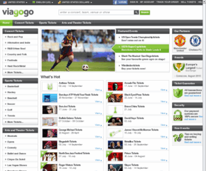 viagogo.com: Concert, Sport & Theatre Tickets | Buy & Sell at viagogo
Tickets for Concerts, Sport, Theatre at viagogo, an online ticket exchange. Buy and Sell Tickets 100% safe and guaranteed.