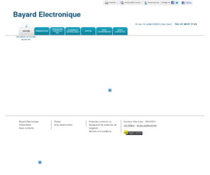 bayard-electronique-alarme-video.com: Protection contre le vol - Bayard Electronique à Lilas (Les)
Bayard Electronique - Protection contre le vol situé à Lilas (Les) vous accueille sur son site à Lilas (Les)