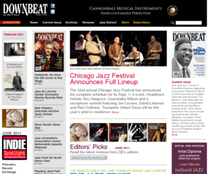 downbeat.com: DownBeat Magazine
The online version of the leading jazz publication offers artist biographies, music reviews, and more.