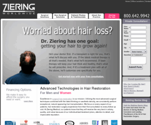 haircloningdoc.com: Hair Restoration Surgery, Hair Restoration, Hair Transplantation, Hair Loss Solutions, Surgical Hair Restoration
Utilizing the most advanced surgical techniques combined with the latest thinking on aesthetic density, we consistently perform exceptional, natural appearing hair transplantation.