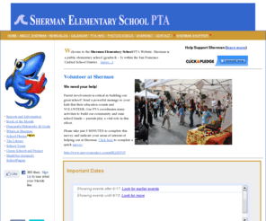 shermanschool.org: Sherman Elementary School PTA - San Francisco
