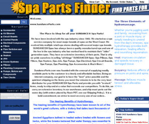 sundancehottubparts.com: Sundance Spa Parts- All Sundance Spa Parts, supplies, and accessories
SundanceParts deals exclusively with sundance spa parts. We provide the largest selection of sundance parts with the lowest prices and fastest shipping. We provide technical diagrams and support for all sundance spas. Always up to date with the latest Sundance Spas and replacement parts.