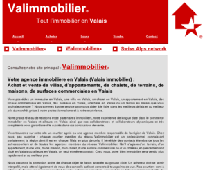 immovalais.info: Immovalais.info, Valais Immobilier, Agence immobilière en Valais
Immovalais.info, Valais immobilier, Agence immobilière en Valais, Votre agence pour toutes vos opérations immobillière en Valais