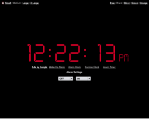 digitalonlineclock.com: Online Alarm Clock
Online Alarm Clock - Free internet alarm clock displaying your computer time.