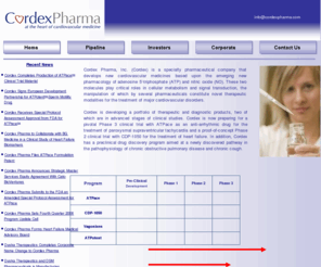 duskascientific.com: Cordex Pharma - Home
Cordex Pharma - Biotech