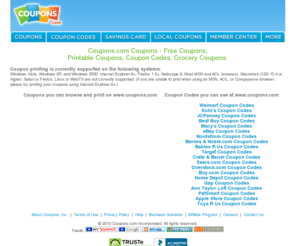 storecoupon.com: Coupons
Get Coupons for Your Favorite Brands! Print Free Coupons and Save Today!