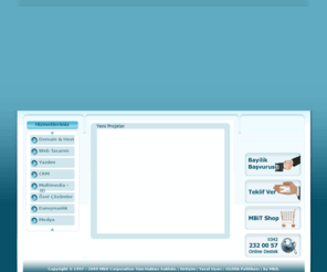 mbit.com.tr: MBIT | Web Tasarım, Yazılım, Reklam, Medya Planlama / Web Design, Software, Ad |
Mbit; Merih Bilisim internet ve Teknoloji Hizmetleri (Web Tasarım, Yazılım, Reklam, Medya Planlama)
90(342)2320057-90(541)6621606