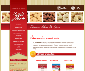 santamariaproductos.com.ar: Santa María | Productos sin Gluten
