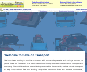 saveontransport.com: Save On Transport
Save on transport is a transportation management company offering nationwide vehicle transport that will save you time and money.