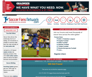 soccerfansnetwork.com: Soccer Fans Network - Welcome
