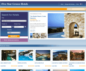 fivestargreecehotels.com: Five Star Greece Hotels - the luxury hotels of Greece
Welcome to Five Star Greece Hotels. Here we feature a selection of some of the worlds finest five star hotels in Greece (★★★★★)