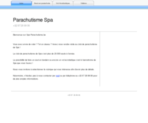 spa-parachutisme.com: Cadeau-Genial, Idées cadeaux, Saut en parachute, Vol acrobatique, Sensations extremes
A la recherche d'un cadeau genial pour offrir, un cadeau incroyable, un cadeau qui ne manque pas d'air, cadeau genial belgique est là pour vous !