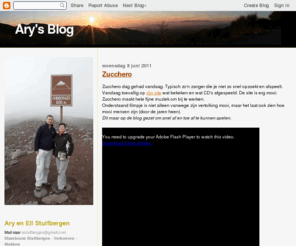 ary.nl: Ary's Blog
De dagelijkse "belevenissen" van Ary en Ell Stuifbergen