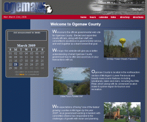 ogemawcountymi.gov: Ogemaw County, MI : Home Page : Welcome
