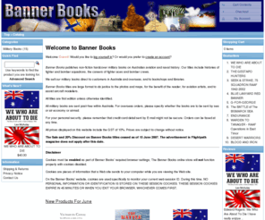 banner-books.com.au: Banner Books publishes non-fiction hardcover military books on Australian Maritime & Aviation History.
Banner Books publishes non-fiction hardcover military books on Australian aviation and naval history. Our titles include histories of fighter and bomber squadrons, the careers of fighter aces and bomber crews.