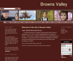 brownsvalleymn.com: Browns Valley 
city of browns valley mn