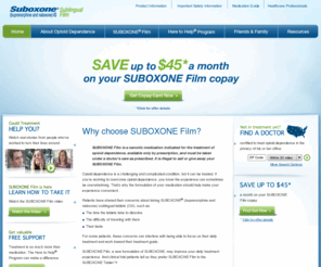 suboxone.org: Home
Information about SUBOXONE, an office based treatment for opioid dependence.