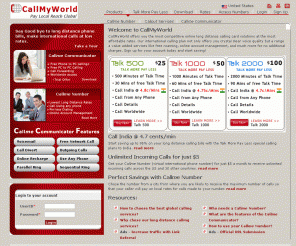 callmyworld.com: CallMyWorld
callmyworld.com offers you Pay as you go plans with pre activated free Global Roaming!