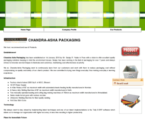 chandra-asha.com: Plastic Crates manufacturer,Plastic Crates supplier,PP Corrugated Boxes,PP Corrugated Boxes manufacturer,manufacturers,distributors,India
CHANDRA-ASHA PACKAGING - Manufacturing and Distributors of Springs,Coils,PP Corrugated Boxes,Plastic Crates,Air Bubble Bags,Cut Sheets,Foam Bags,Cable Assembly,Polyester Reticulated PU Foams,PP Partitions For Trolleys,Hitlon/E.P Foams,Crosslink Foams,EVA,Capcell,Crosslink Foam,Litecell,PE Foam Profiles,Polypropylene Boxes,Polypropylene sheets,Polypropylene Crates,tradeindia