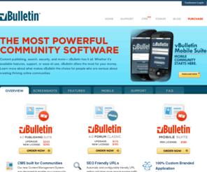 jelsoft.org: vBulletin, the most powerful forum software
Content publishing, search, security, and more— vBulletin has it all. Whether it’s available features, support, or ease-of-use, vBulletin offers the most for your money. Learn more about what makes vBulletin the choice for people who are serious about creating thriving online communities.