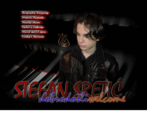 stefansretic.com: Stefan Sretić Website
Young talented pianist personal internet presentation.