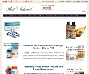 vitaminscd.com: Dr Ohhira's best probiotics plus Supplements Vitamins Minerals
Shop Dr Ohhiras best probiotics plus Dr Christophers herbs natural supplements, vitamins minerals at best organic natural vitamins supplements store.
