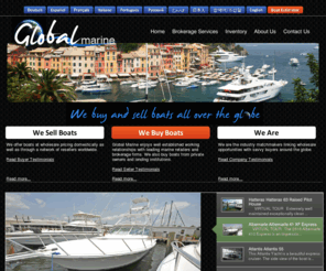 nationalliquidate.com: Global Marine
Global Marine is an International Boat/Yacht Wholesaler and Broker Dealership.