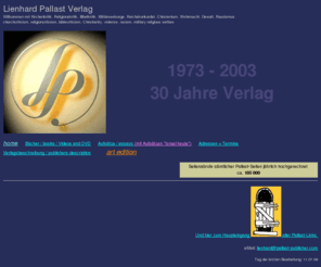 pallast-publisher.com: Lienhard Pallast Verlag
Lienhard Pallast Verlag