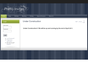 photoinvitesbymia.com: Under Construction
Joomla! - the dynamic portal engine and content management system